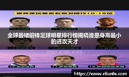 全球最矮前锋足球明星排行榜揭晓谁是身高最小的进攻天才